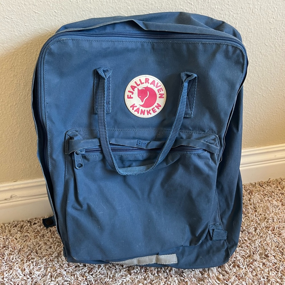 Fjallraven Kanken Backpack/ Big size/ Blue